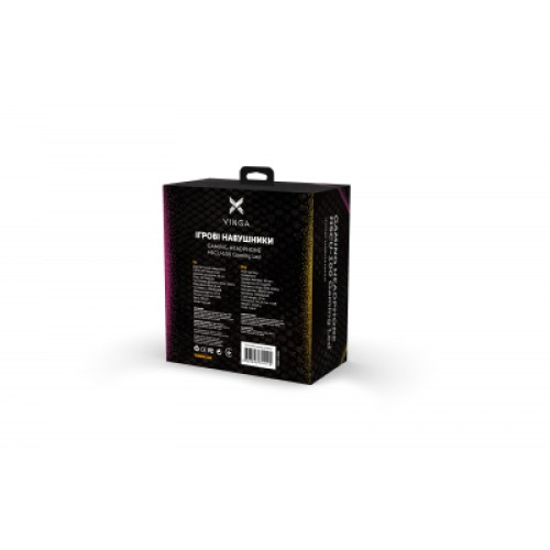Наушники Vinga HSCU-100 Gaming LED Black (HSCU-100)