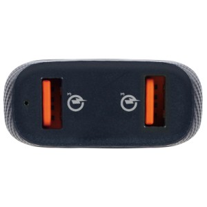 Зарядное устройство Gembird 2 port 36W QC3.0 (TA-U2QC3-CAR-01)