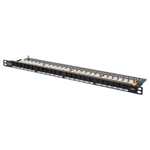 Патч-панель 19 " 0.5U, 24xRJ45, cat 6 UTP в зборі Digitus (DN-91624U-SL-SH)