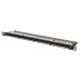 Патч-панель 19 " 0.5U, 24xRJ45, cat 6 UTP в сборе Digitus (DN-91624U-SL-SH)