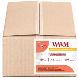 Фотобумага WWM A4 Glossy 150г, 500cn (G150.500)