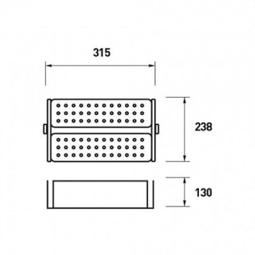 Прожектор Eurolamp LED 100W 5000K (LED-FLM-100/50)