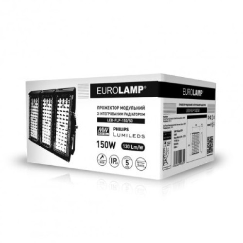 Прожектор Eurolamp LED 150W 5000K (LED-FLP-150/50)