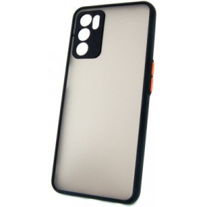 Чехол для мобильного телефона Dengos Matte OPPO A16 (black) (DG-TPU-MATT-103)