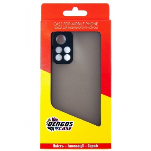 Чехол для мобильного телефона Dengos Matte POCO M4 Pro (black) (DG-TPU-MATT-102)