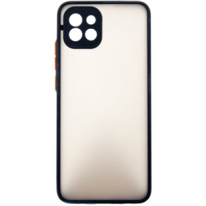 Чехол для мобильного телефона Dengos Matte Samsung Galaxy A03 (black) (DG-TPU-MATT-93)