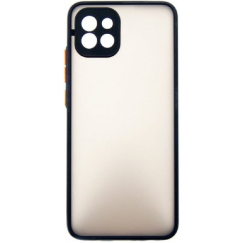 Чехол для мобильного телефона Dengos Matte Samsung Galaxy A03 (black) (DG-TPU-MATT-93)