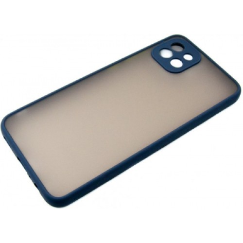 Чехол для мобильного телефона Dengos Matte Samsung Galaxy A03 (blue) (DG-TPU-MATT-94)
