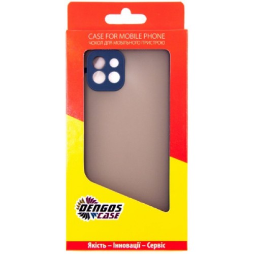 Чехол для мобильного телефона Dengos Matte Samsung Galaxy A03 (blue) (DG-TPU-MATT-94)