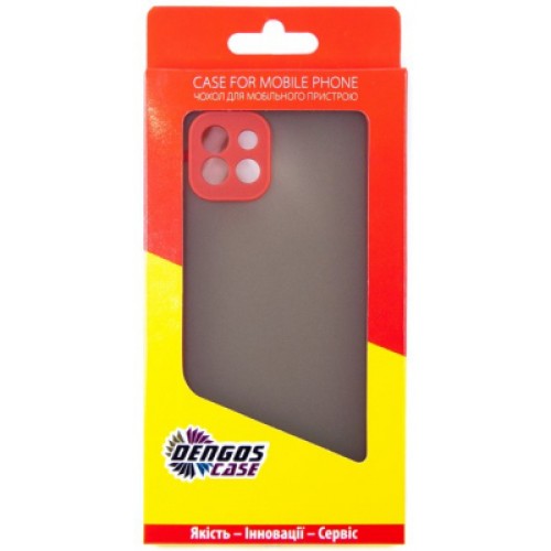 Чехол для мобильного телефона Dengos Matte Samsung Galaxy A03 (red) (DG-TPU-MATT-95)