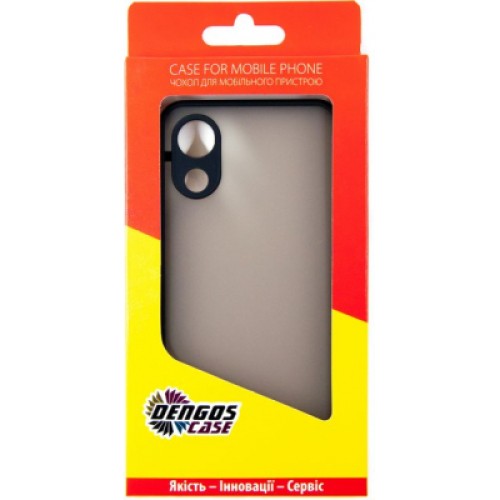 Чехол для мобильного телефона Dengos Matte Samsung Galaxy A03 Core (black) (DG-TPU-MATT-96)