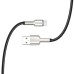 Дата кабель USB 2.0 AM to Micro 5P 1.0m head metal black ColorWay (CW-CBUM046-BK)