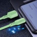 Дата кабель USB 2.0 AM to Type-C 1.0m soft silicone green ColorWay (CW-CBUC042-GR)