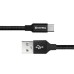 Дата кабель USB 2.0 AM to Type-C 0.25m black ColorWay (CW-CBUC048-BK)