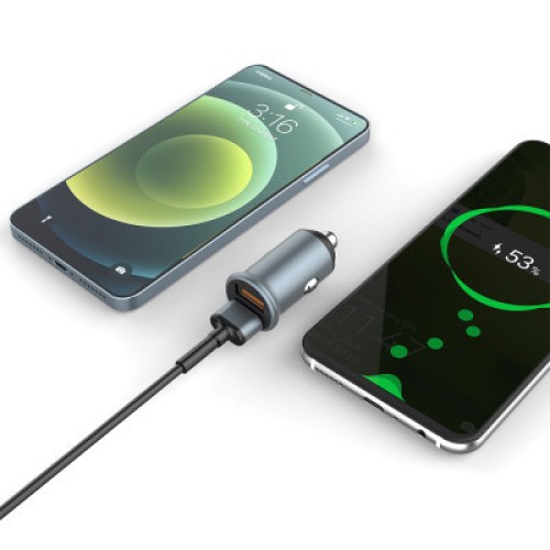 Зарядное устройство ColorWay 2USB Quick Charge 3.0 (36W) Gray (CW-CHA036Q-GR)