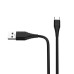 Зарядное устройство ColorWay 1USB AUTO ID 2A (10W) black + cable Type C (CW-CHS012CC-BK)