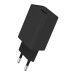 Зарядное устройство ColorWay 1USB Quick Charge 3.0 (18W) black + cable Type C (CW-CHS013QCC-BK)