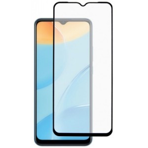 Стекло защитное Dengos Full Glue Oppo A16 (black) (TGFG-206)