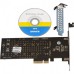 Плата расширения Frime 88SE9215 PCI-E-2хM.2 SATA3+2хSATA3 PCIe (ECF-PCIEtoSSD012.LP)