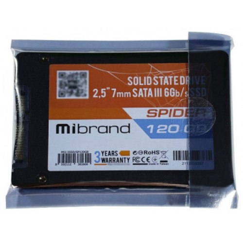 Накопитель SSD 2.5" 120GB Mibrand (MI2.5SSD/SP120GB)