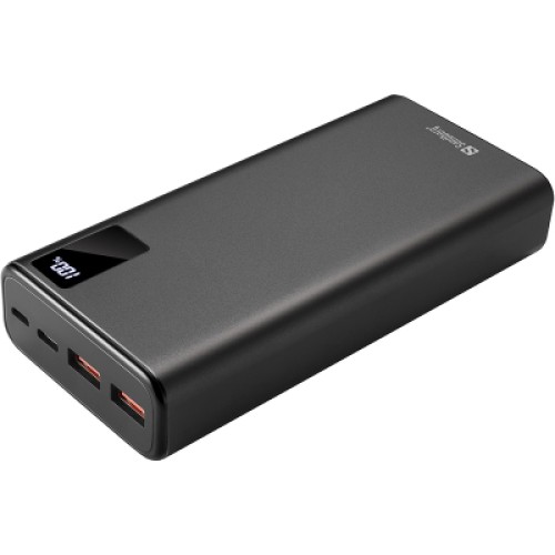 Батарея универсальная Sandberg 20000mAh, PD/20W, QC/3.0, USB-C, Micro-USB, USB-A (420-59 / PB930203)