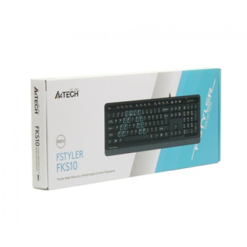 Клавиатура A4Tech FKS10 USB Grey