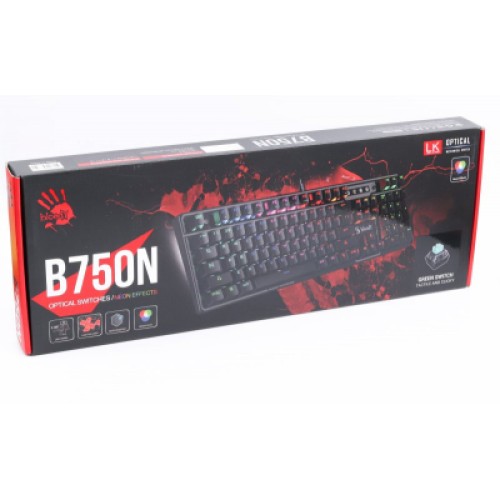 Клавиатура A4Tech Bloody B750N USB Black