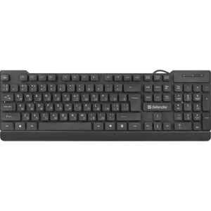 Клавиатура Defender Element HB-190 UKR USB Black (45192)