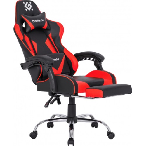 Кресло игровое Defender Pilot Black/Red (64354)