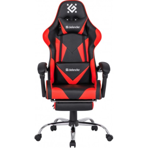 Кресло игровое Defender Pilot Black/Red (64354)