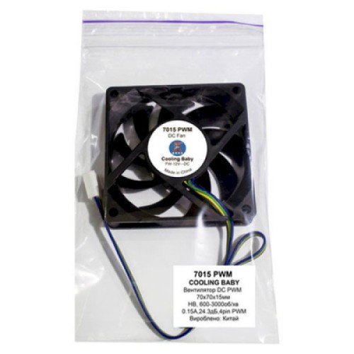 Кулер для корпуса Cooling Baby 7015 PWM