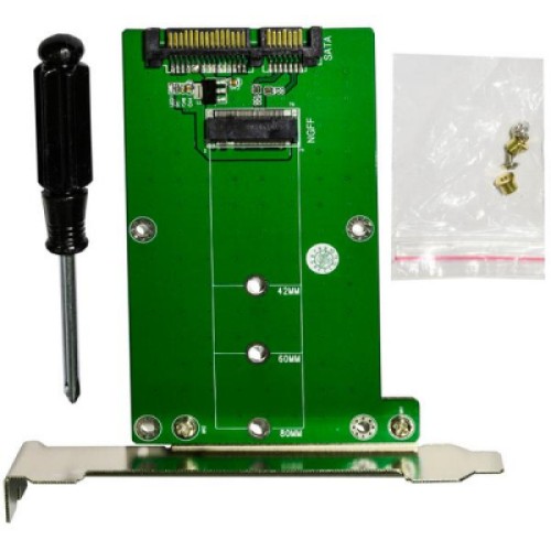 Контроллер SATA to M.2 (NGFF) B-key SSD 22*42, 22*60, 22*80 mm Maiwo (45776/KT001A)