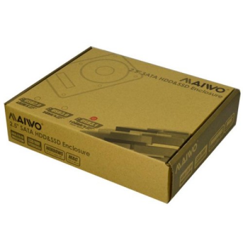 Карман внешний Maiwo 2.5" SATA HDD/SSD to USB3.1 GEN2 Type-C (45768)