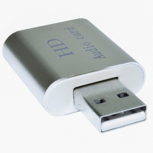 Звуковая плата Dynamode USB-SOUND7-ALU silver