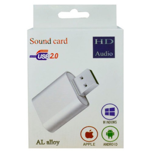 Звуковая плата Dynamode USB-SOUND7-ALU silver