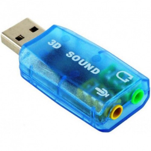 Звуковая плата Dynamode USB 6(5.1) blue (USB-SOUNDCARD2.0 blue)