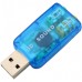 Звуковая плата Dynamode USB 6(5.1) blue (USB-SOUNDCARD2.0 blue)