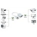 Переходник ST-Lab HDMI male to VGA F (с кабелями аудио и питания от USB) (U-990)