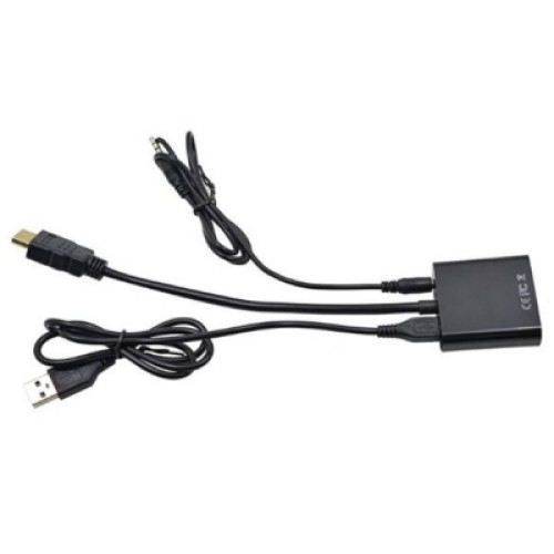 Переходник ST-Lab HDMI male to VGA F (с кабелями аудио и питания от USB) (U-990)