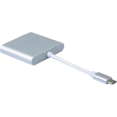 Переходник Dynamode Dynamode USB3.1 Type-C to 1хHDMI, 1хUSB 3.0, 1хUSB Type-C Fe (Multiport USB 3.1 Type-C to HDMI)