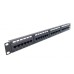 Патч-панель Hypernet 19" 24 порта UTP cat.6 с менеджментом кабеля (PP-KUTP6-24-NM-CM)