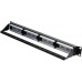 Патч-панель Hypernet 19" 24 порта UTP cat.6 с менеджментом кабеля (PP-KUTP6-24-NM-CM)
