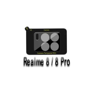Скло захисне BeCover camera Realme 8 / 8 Pro Black (707354)