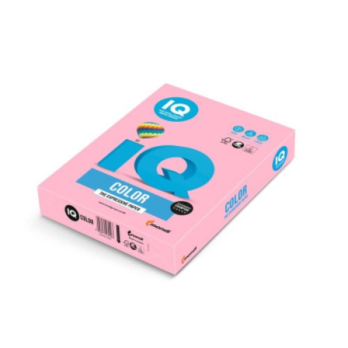 Бумага Mondi IQ color А4 pastel, 160g 250sh Pink flamingo (OPI74/A4/160/IQ)