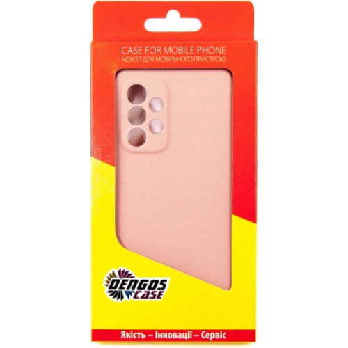 Чехол для мобильного телефона Dengos Soft для Samsung Galaxy A53 (pink) (DG-TPU-SOFT-02)
