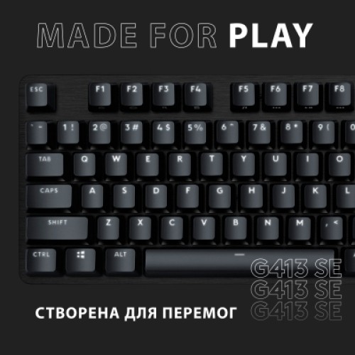 Клавиатура Logitech G413 SE Mechanical Tactile Switch USB Black (920-010438)