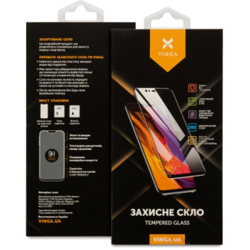 Стекло защитное Vinga Xiaomi Redmi Note 11 4G/ Note 11S/ Note 10 5G/ Poco M3 Pro (VGXRN114G)