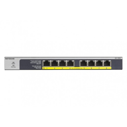 Коммутатор сетевой Netgear GS108LP-100EUS