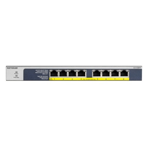 Коммутатор сетевой Netgear GS108PP-100EUS