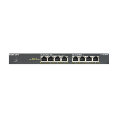 Коммутатор сетевой Netgear GS308PP-100EUS